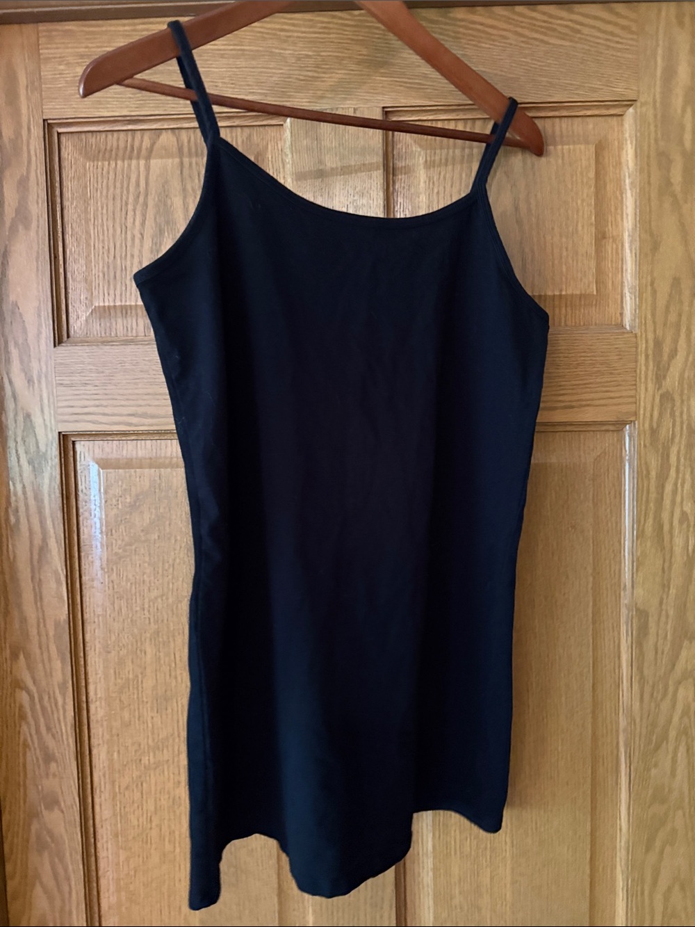 torrid Black Tunic Length Knit Spaghetti Strap Camisole